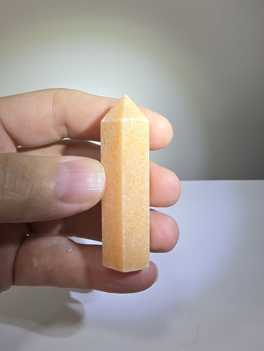 Orange Calcite Crystal Tower #C
